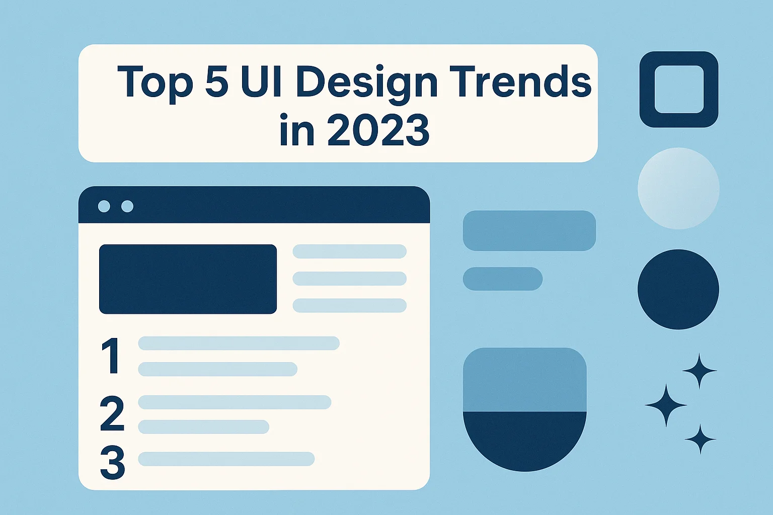 Top 5 UI Design Trends in 2023